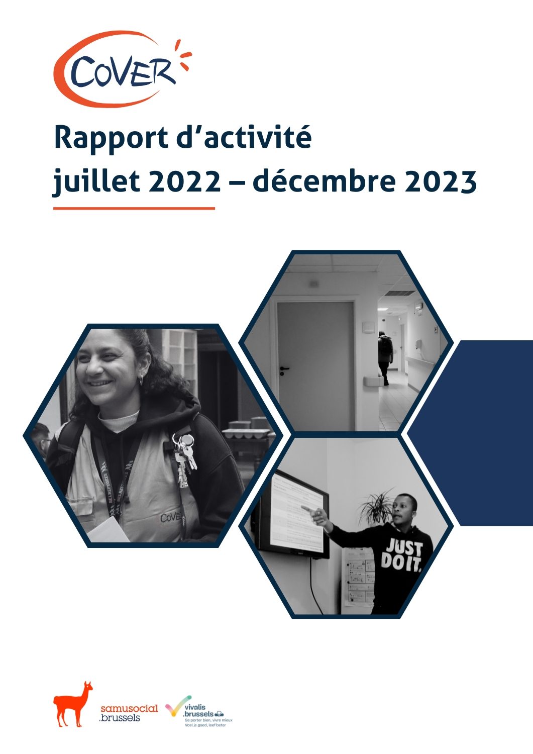 Couverture du rapport d'activité de 2023-2023 de Cover